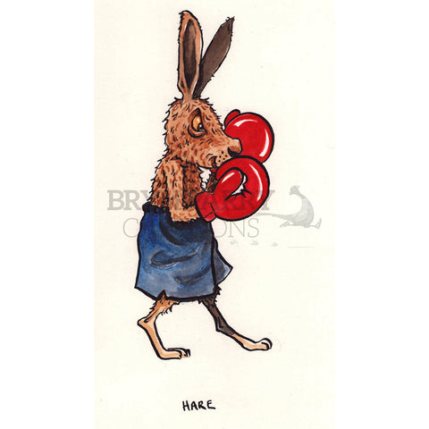 Boxing hare